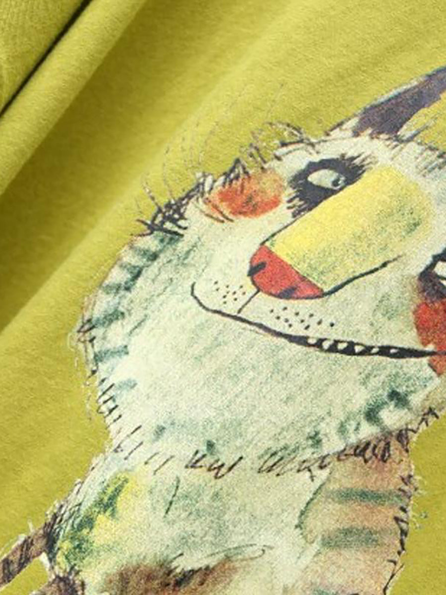 Plus Size - Women Animal Printed Loose Casual T-shirt