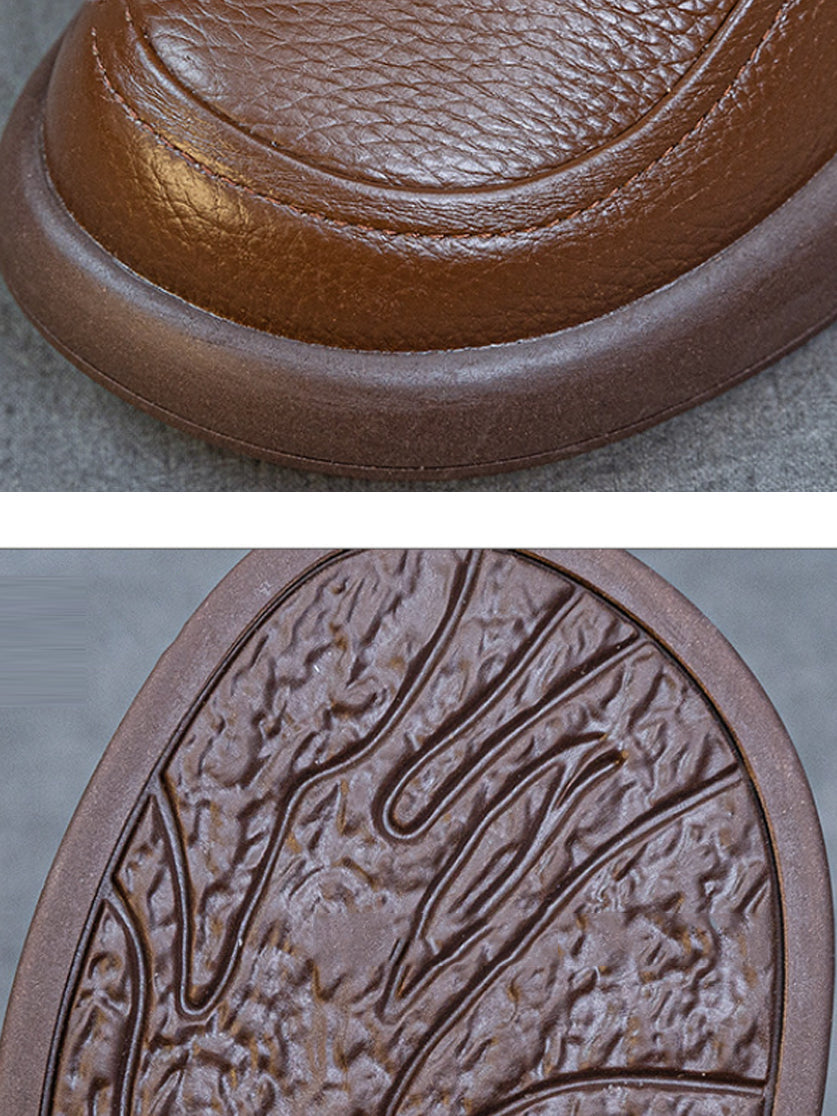 Women Autumn Genuine Leather Martin Boots