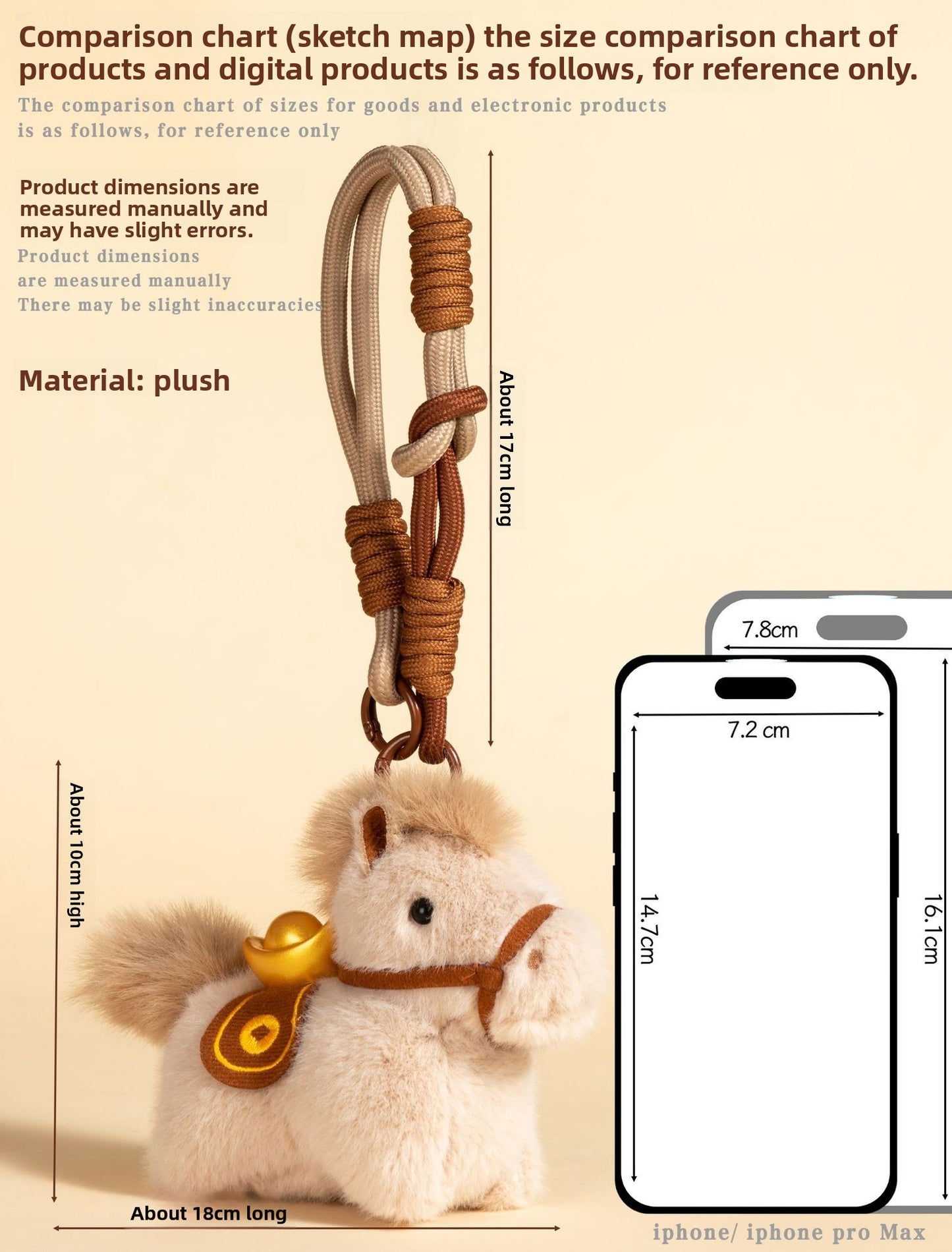 Plush Keychain Soft And Cute Accessory For Bags And Keys
