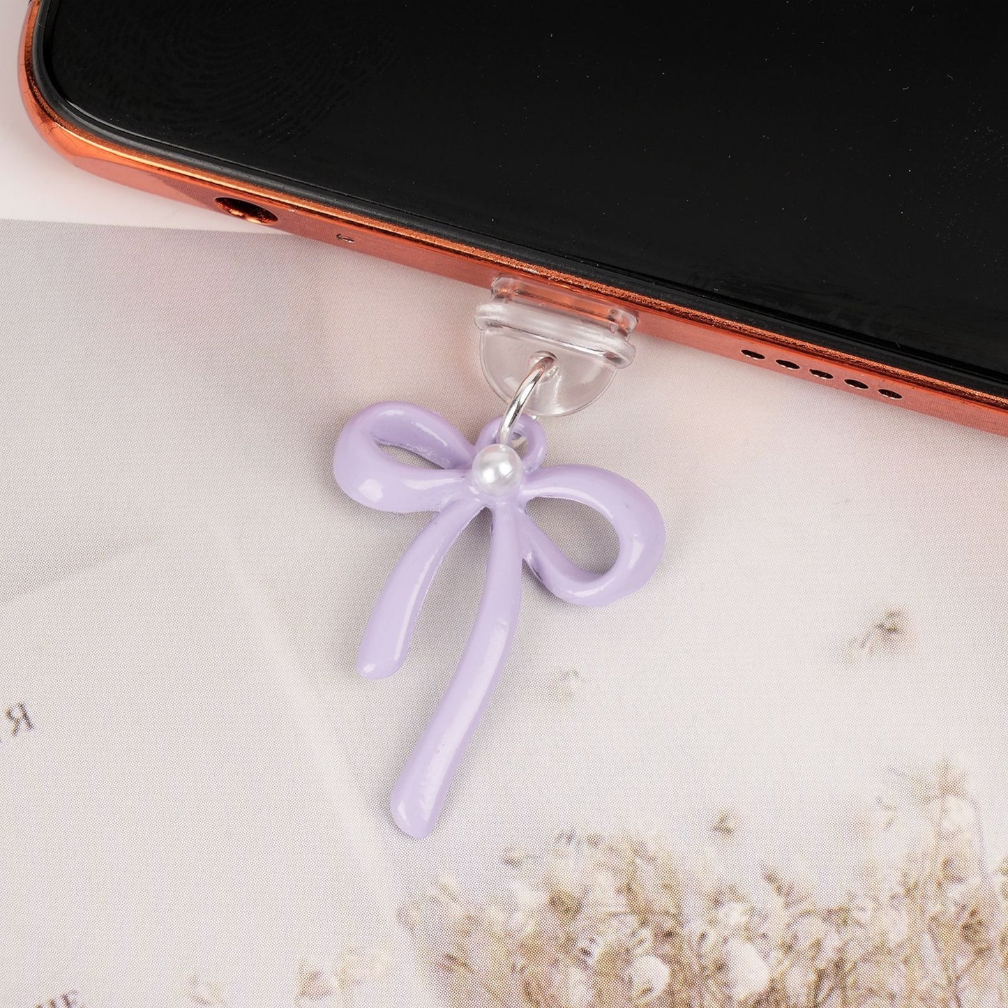 Green Mobile Phone Dust Plug Compatible With Apple Devices, Stylish And Protective Accessory