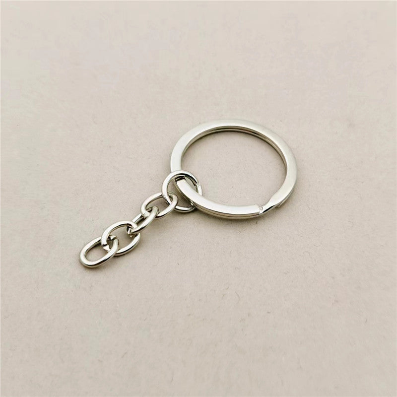 Metal Keychain In Elegant Golden Finish, Durable And Stylish Accessory For Keys