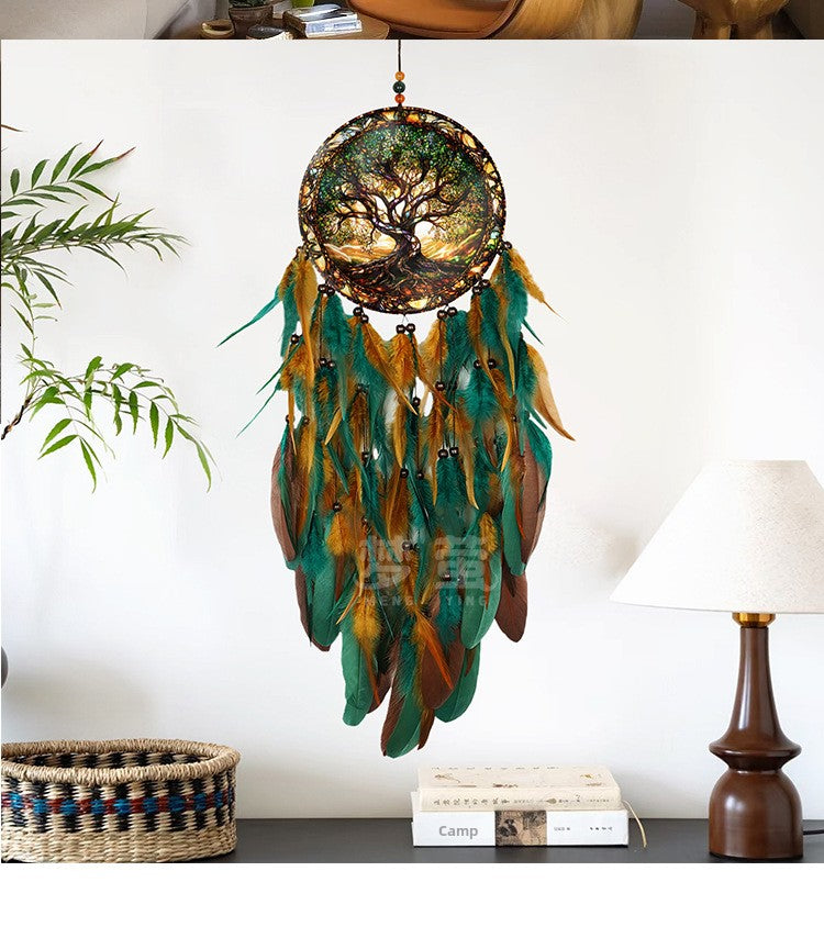 Acrylic Dreamcatcher Wind Chime Featuring Elegant Design For Home Decoration
