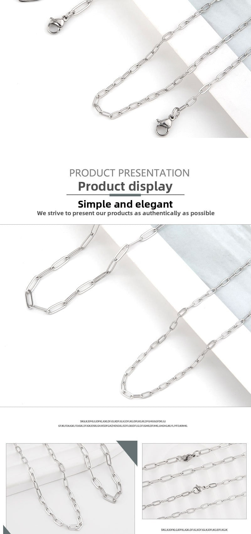 Unisex Cross Necklace For Love Charms Featuring Steel Color Cable Chain, 1 Piece