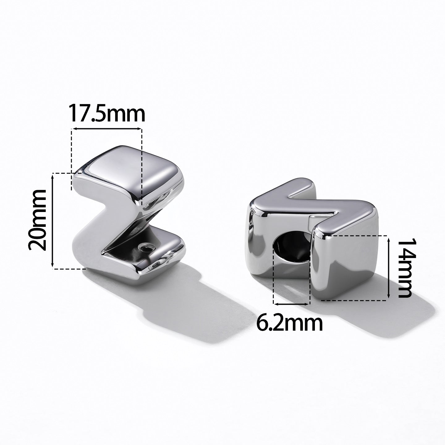 Original Design Acrylic Letter Love Charms Jewelry Accessories