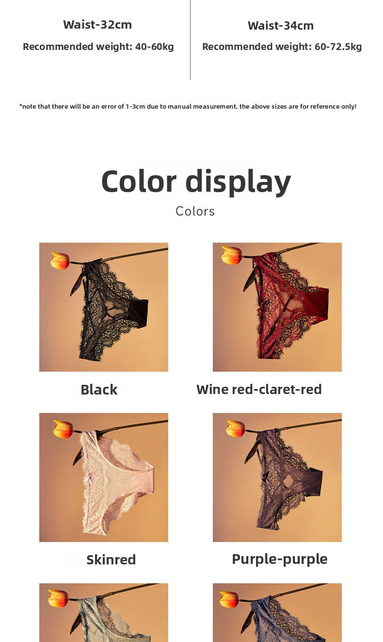 Breathable Flowers Pattern Low Waist Thongs For Women In Nylon Fabric, Suitable For All Seasons