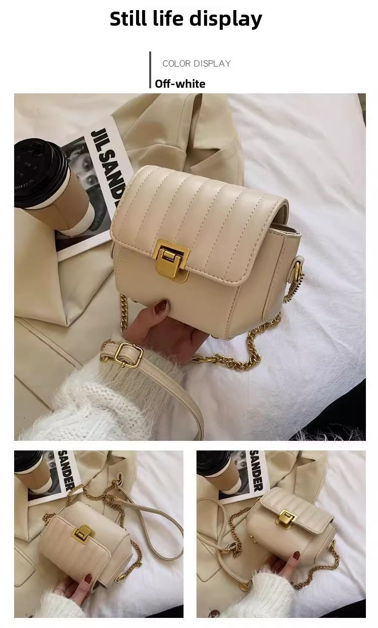Square PU Leather Crossbody Bag For Women, Stylish And Practical Design