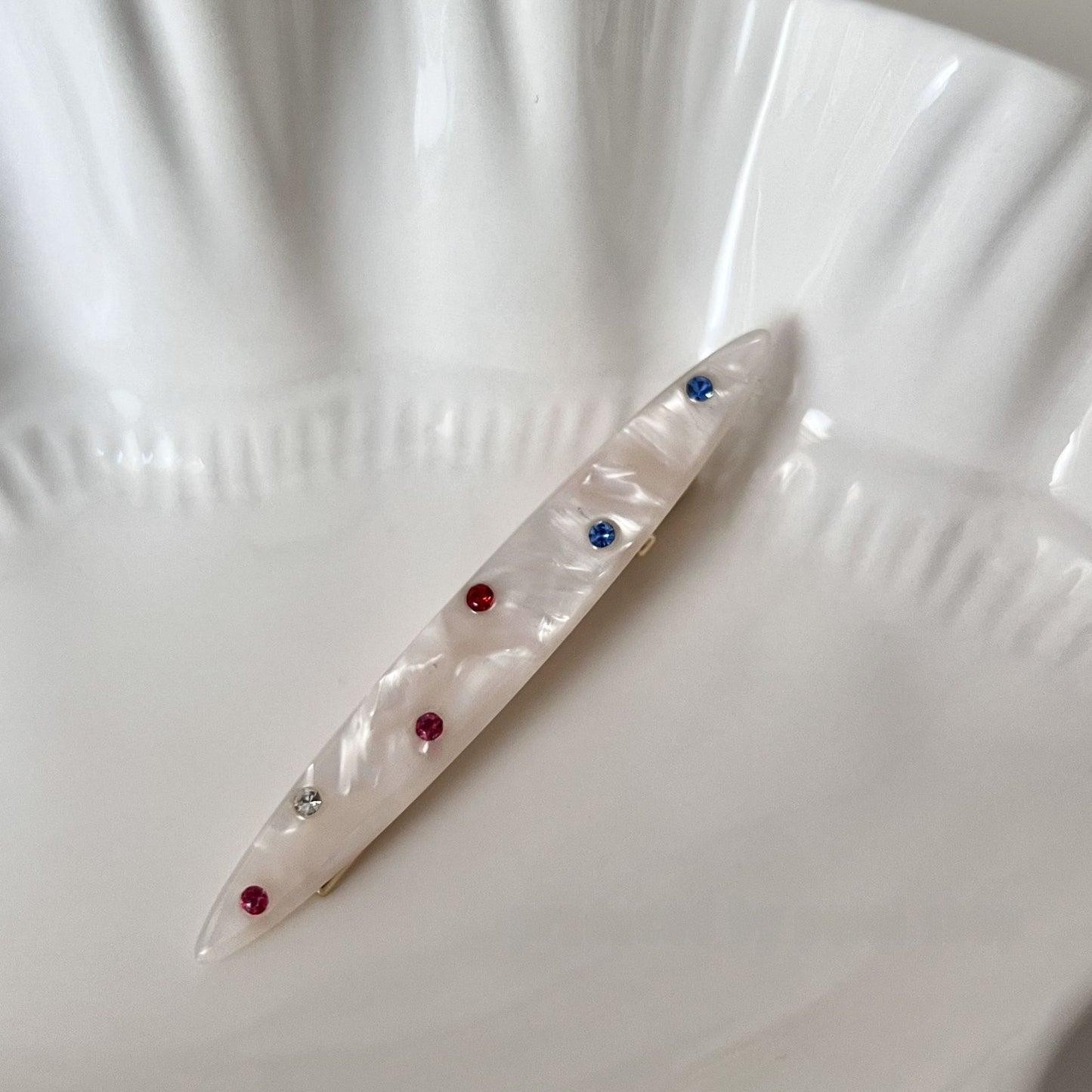 Sweet Geometric Hairpin For Women With Rhinestones, Available In Colour, Perfect For Spring