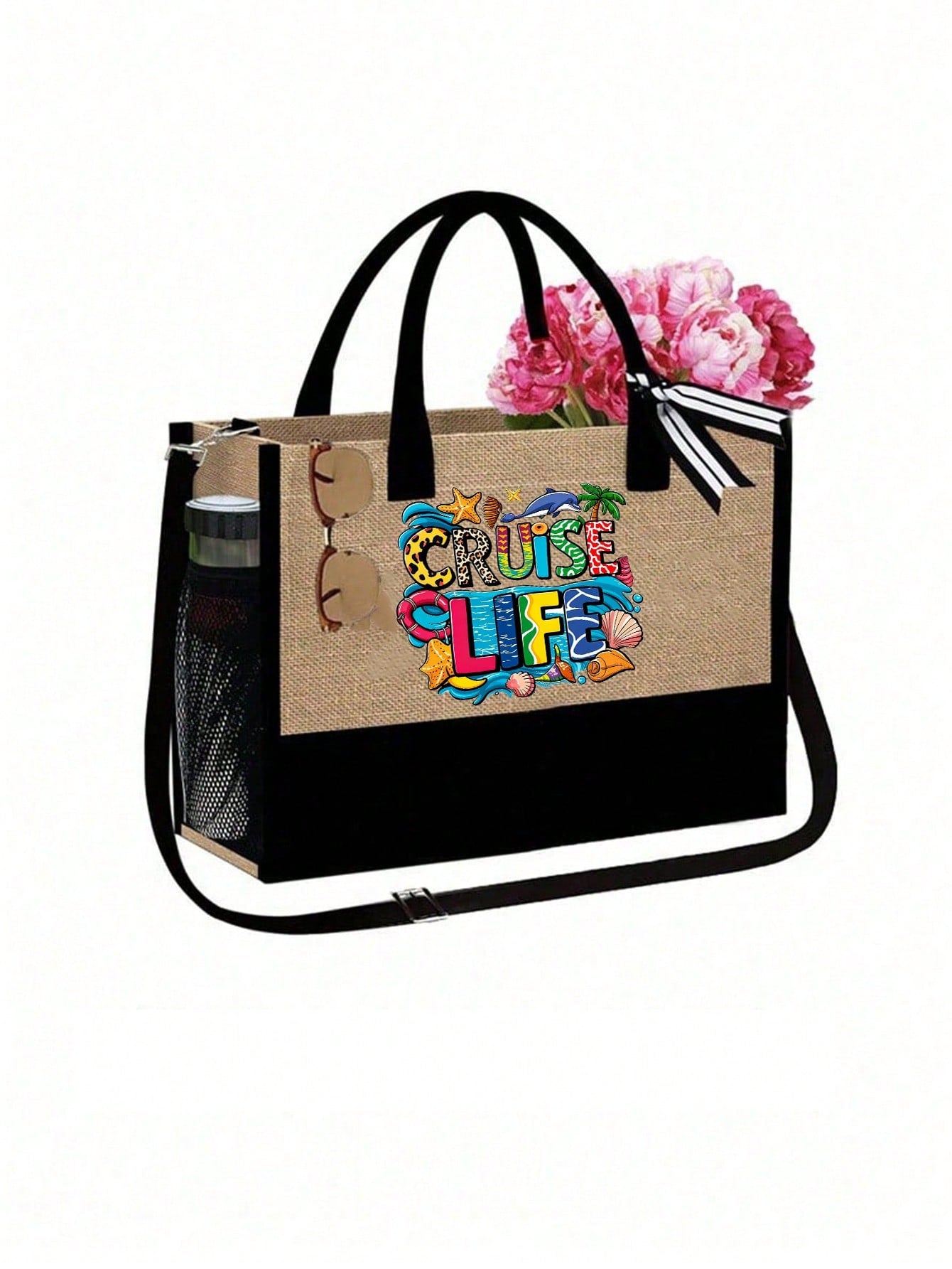 Unisex Animal Polyester Shoulder Bag In Square Shape For All Seasons