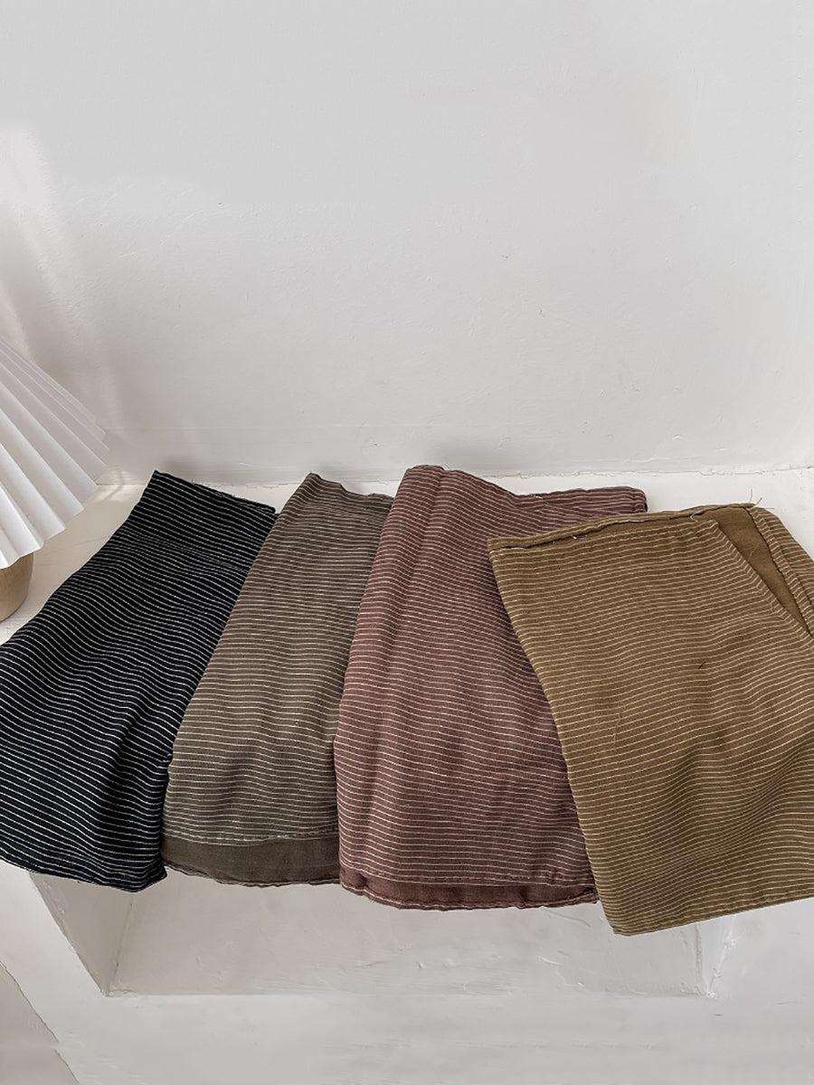 Women Artsy Stripe Summer Shawl Scarf