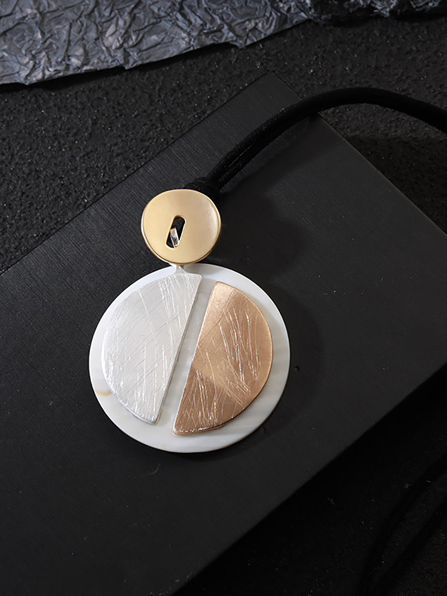 Women Casual Colorblock Shell Necklace