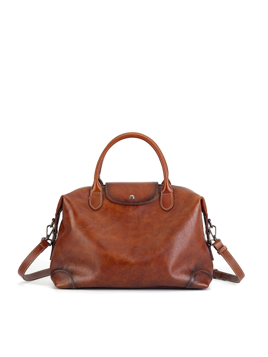 Women Vintage Genuine Leather Tote Bag Crossbag