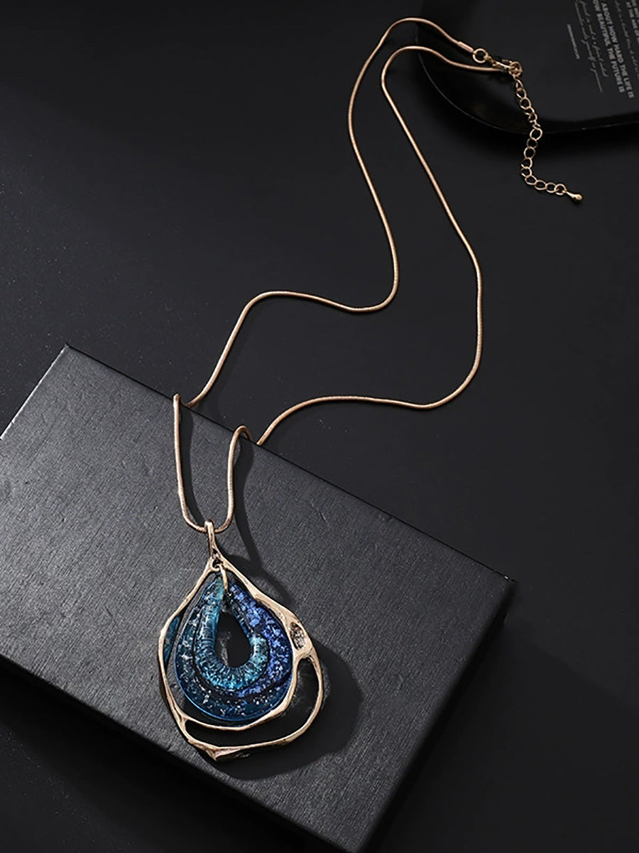 Women Fashion Alloy Geometric Necklace