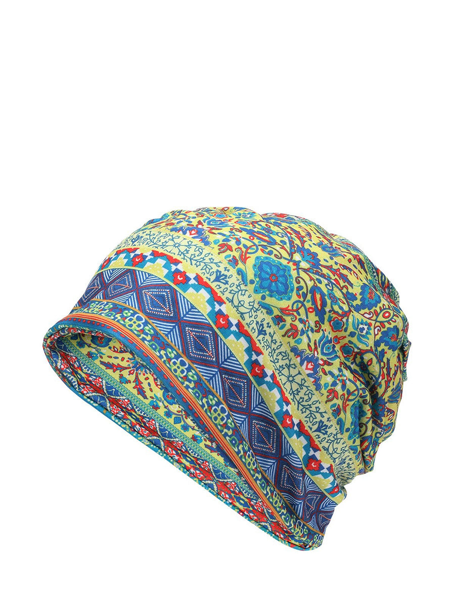 Summer Thin Women Adult Floral Prints Hat