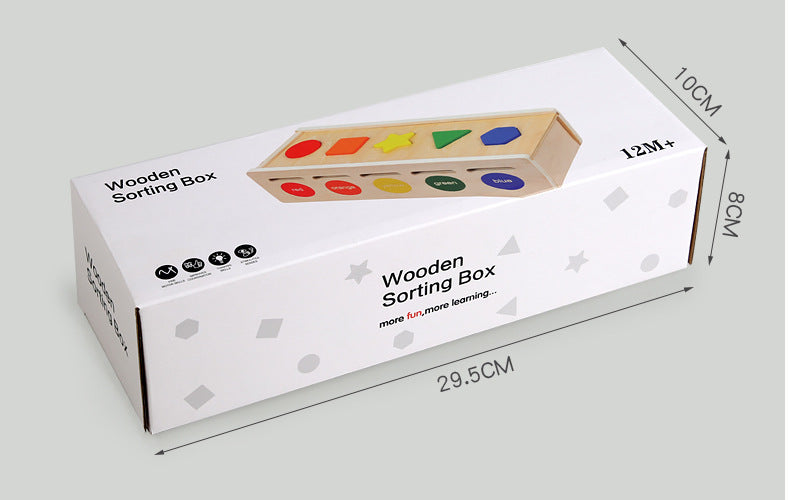 Wooden Learning Toys For Toddlers Ages 3-6, Children Unisex Educational Toy In Colour