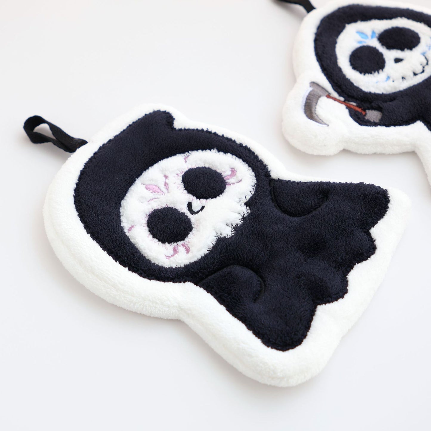 Cartoon Style Halloween Pattern Coral Fleece Towels For Halloween Hand Drying
