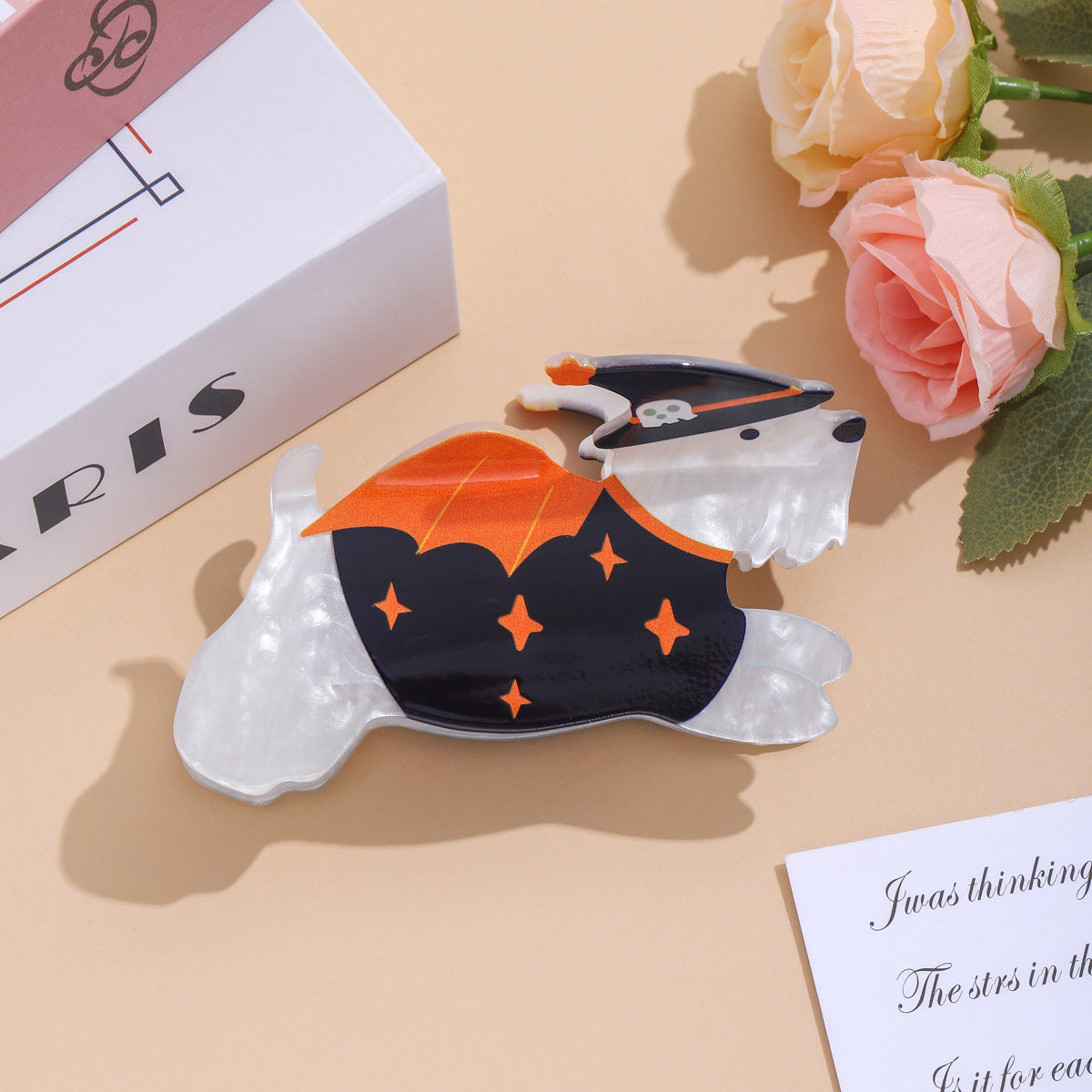 Funny Dog Hair Claws For Women Made Of Acrylic, Perfect Hairpin Accessory For Spring And Halloween