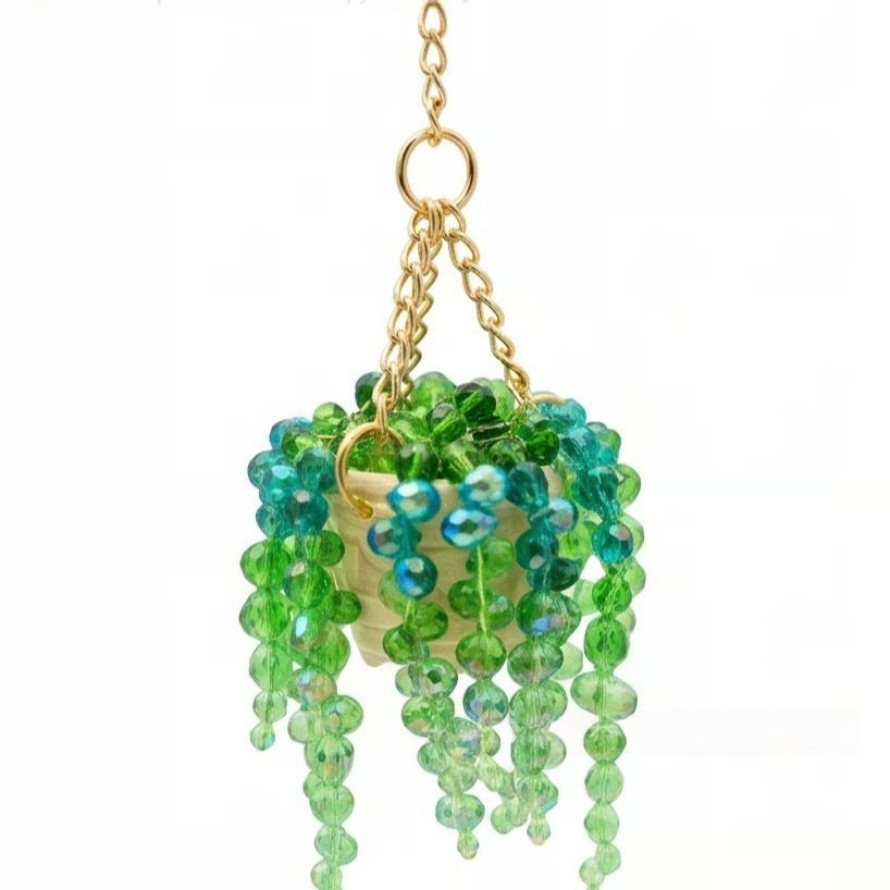 Crystal Plastic Car Hanging Accessory For Automotive Interior Decoration