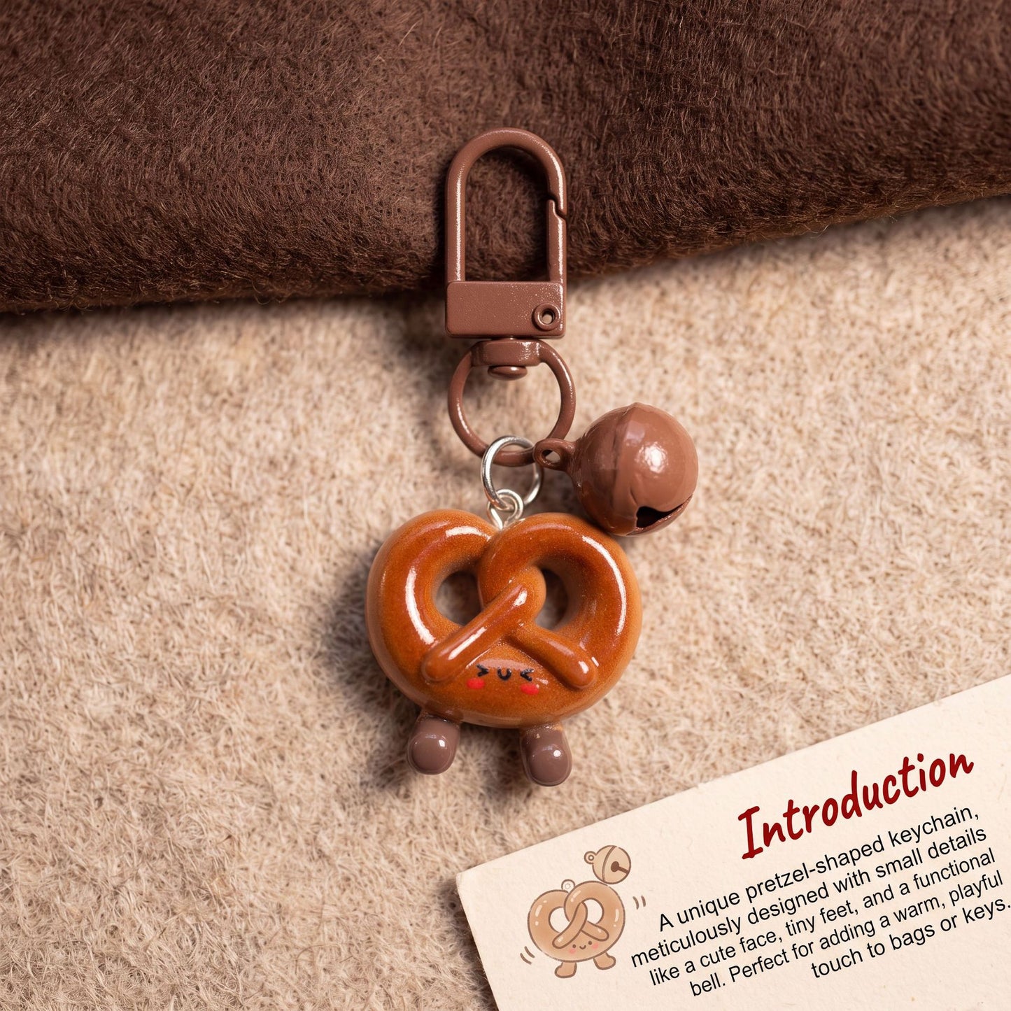 Donuts Key Chain Made Of Durable Resin, Perfect Accessory For Your Keys