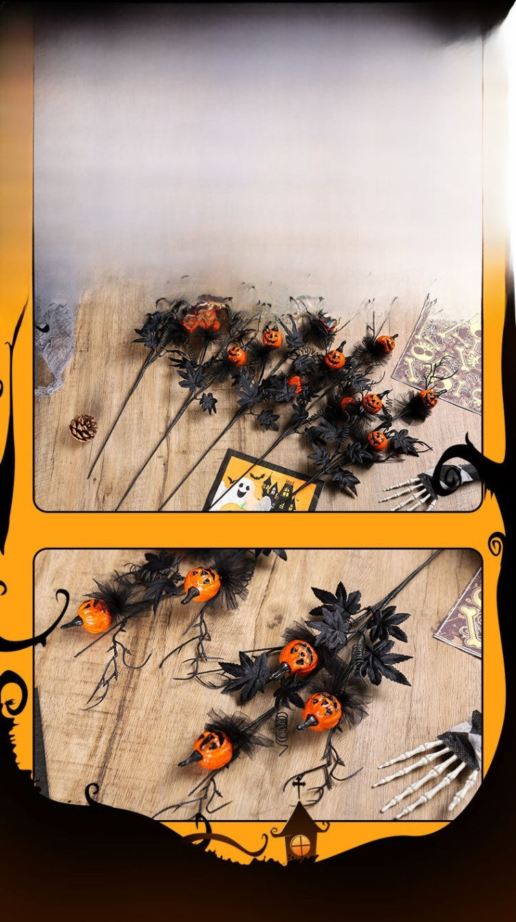 Halloween Festival Plastic Bouquet Ornament For Party Supplies And Festival Decorations