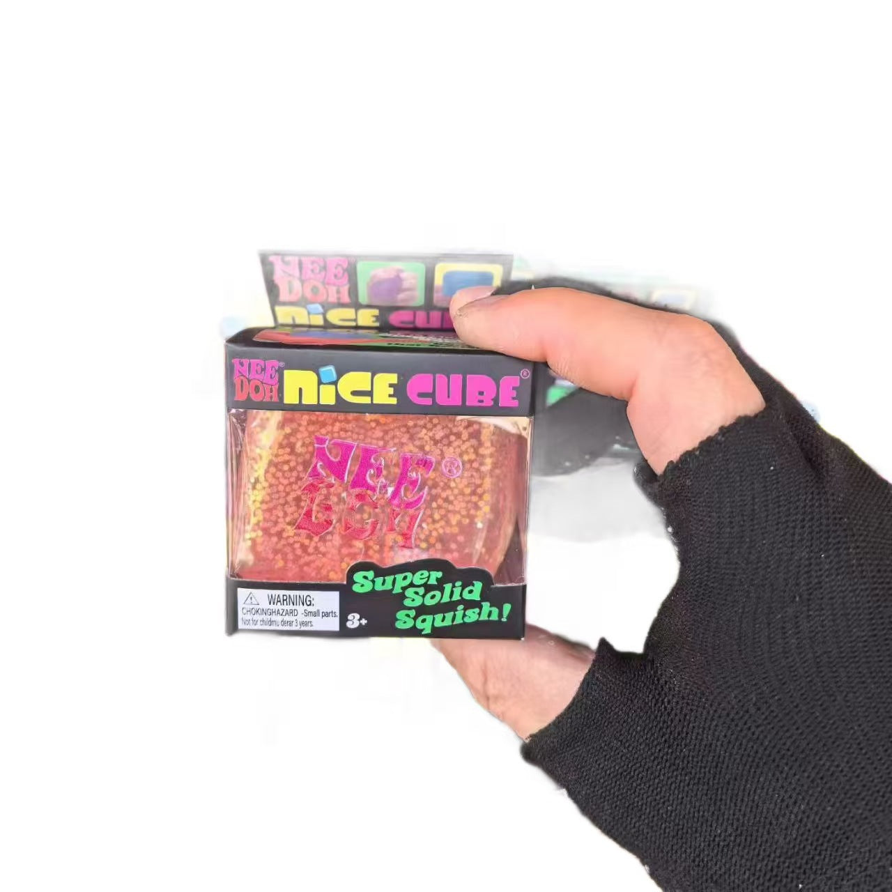 Square Squishy Toy Made Of TPR Featuring Luminous Craft, Casual Style Slow Rebound Toy