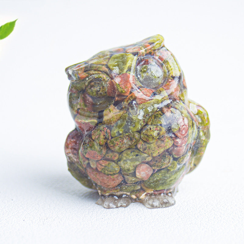 Cute Christmas Crystal Ornaments Made Of Epoxy Resin, Perfect For Office Decoration