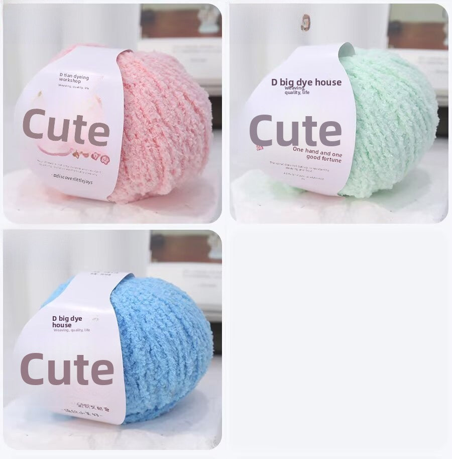 Coral Fleece Wool Yarn For Home Textiles And Decor