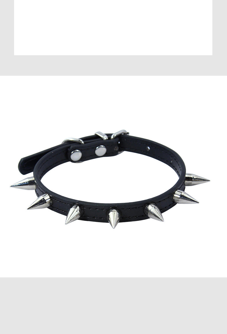 Solid Color PU Leather Pet Collar For All Seasons, Perfect For New Year Celebrations