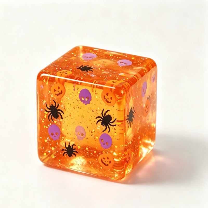 Halloween Pumpkin Squishy Toy Made Of Soft TPR Material, Available In Red For Stress Relief