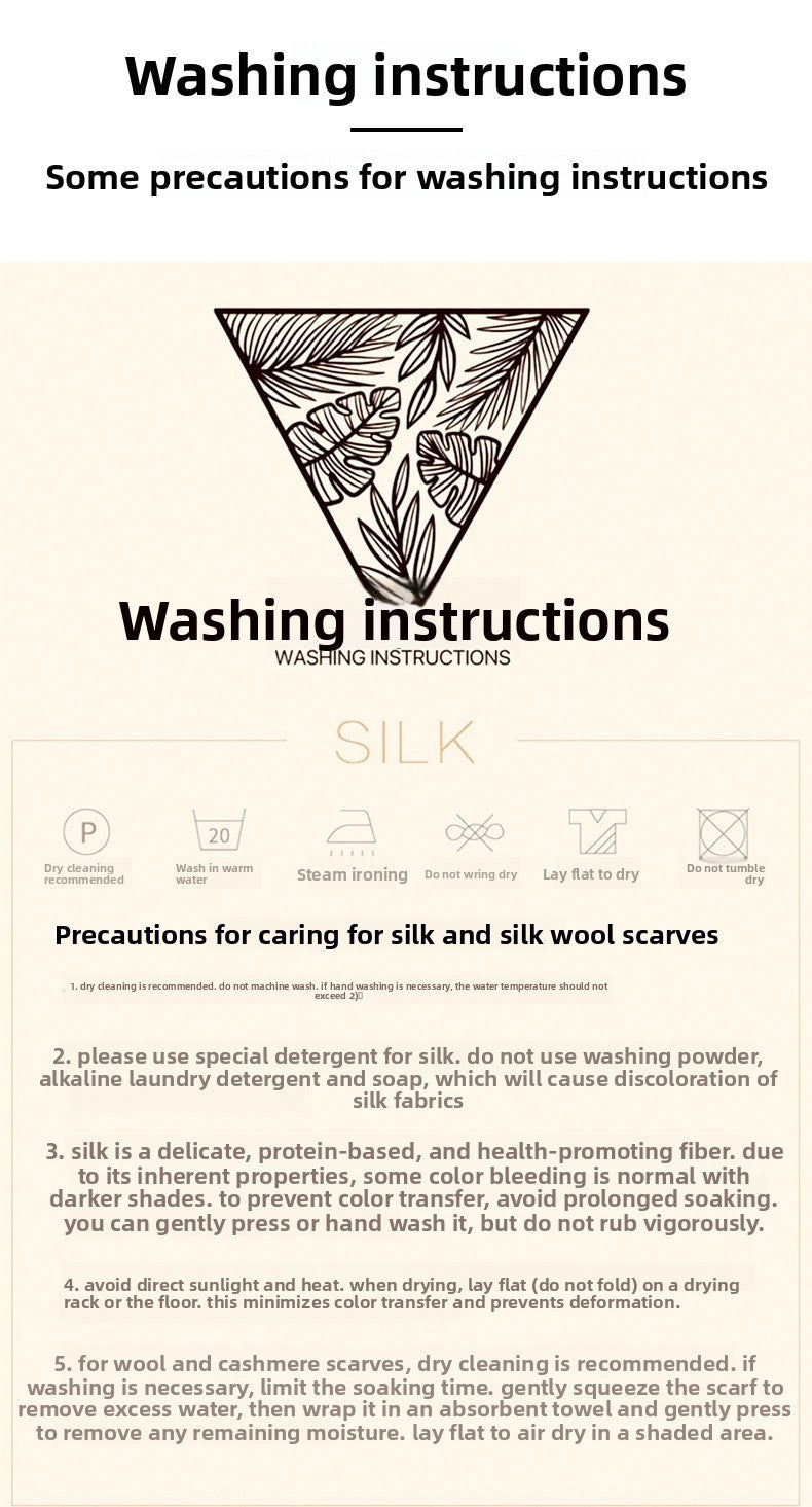 Sweet Multicolor Silk Scarf For Women, Perfect Summer Accessory Featuring Elegant Printing