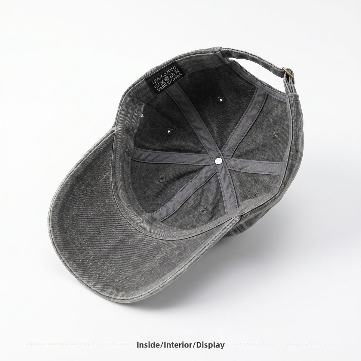 Gorra De Béisbol Para Mujer Estilo Vintage Con Visera Curva, Protección UV, En Algodón Con Diseño De Letra