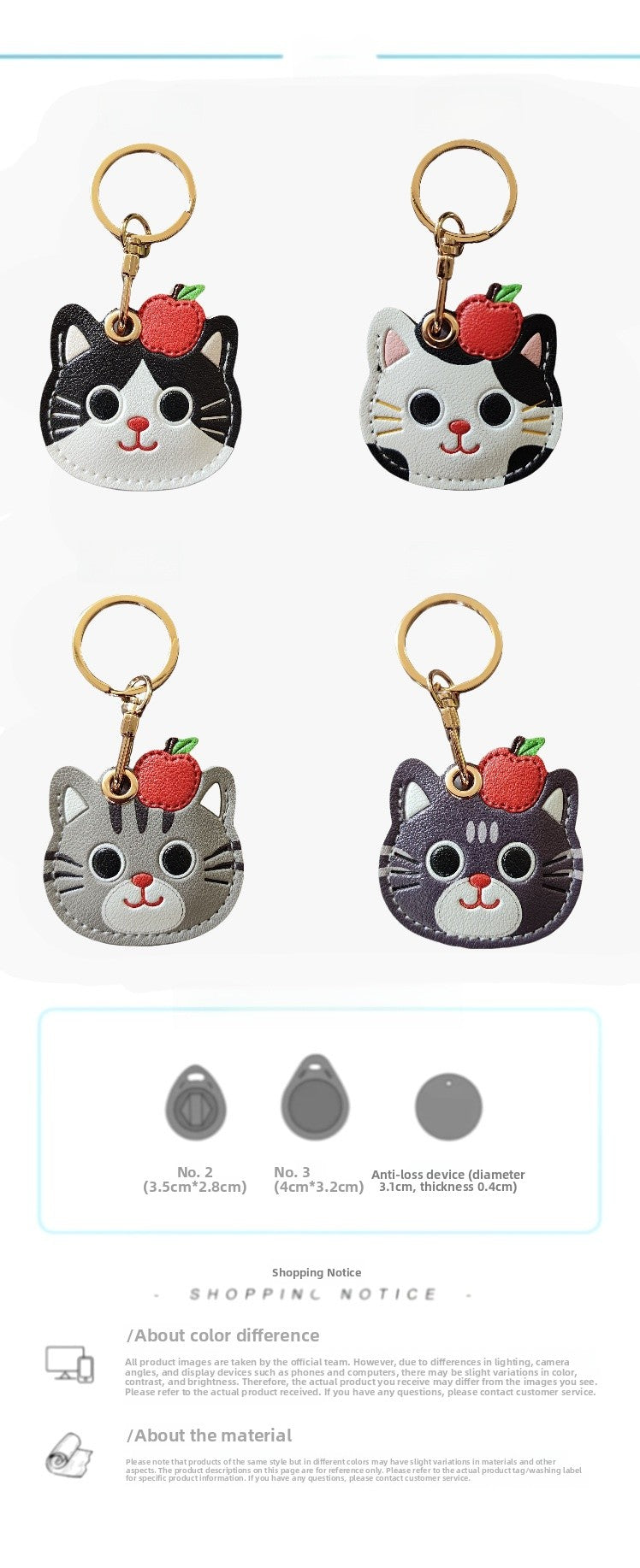 Llaveros Para Navidad Con Amuletos Para Bolsos En Gris Con Diseño De Gato, Fabricados En Cuero Sintético