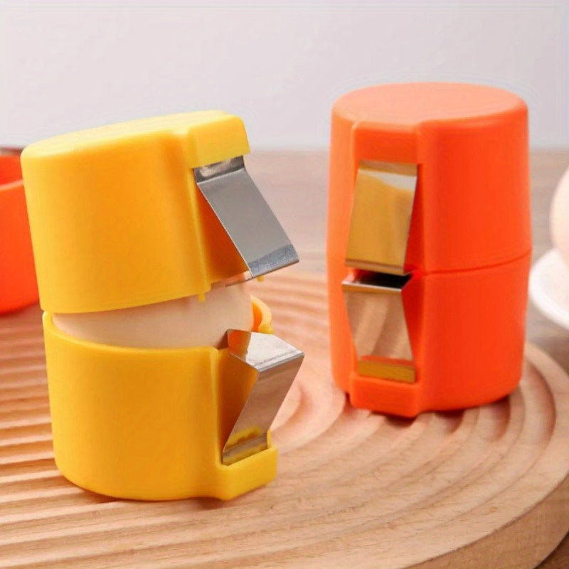 Compact Egg Shell Opener & Peeler Tool – Essential Kitchen Gadget for Easy Removal, Perfect at Home or Restaurants, Egg Top Slicer, Restaurant Equipment, Food Prep Tool, Compact Design, Handheld Device, Sturdy Construction, Durable Plastic, Shell Remover,