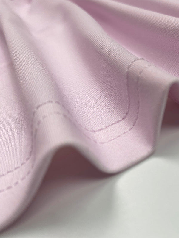 Short Sleeves Skinny Flower Print Split-Front Round-Neck T-Shirts Tops