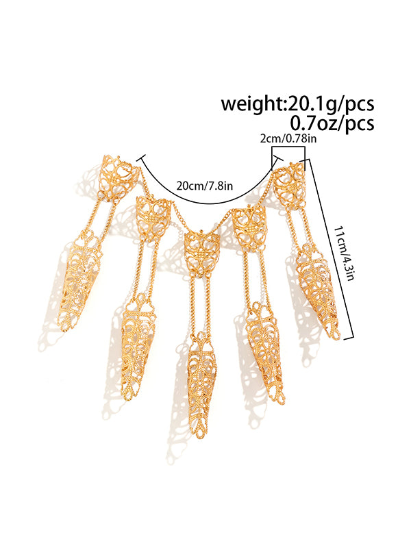 Chains Geometric Hollow Nail Protectors