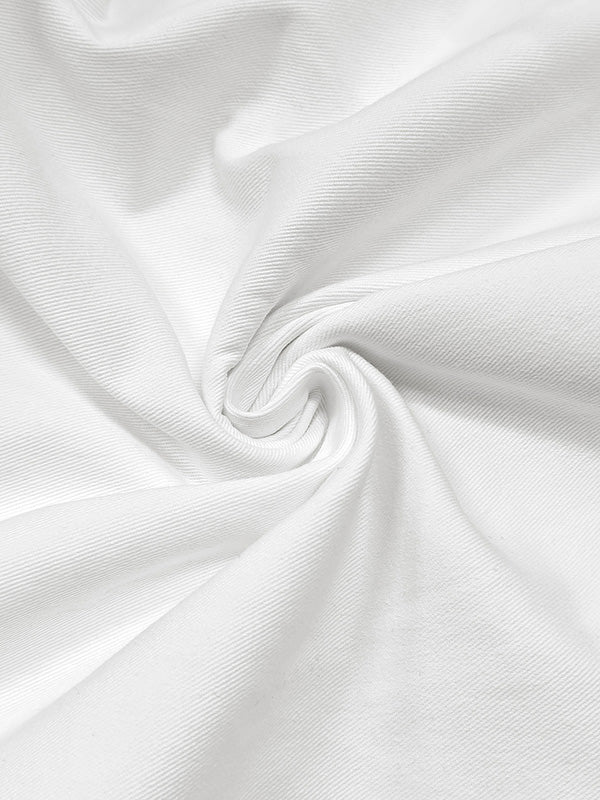 High Waisted Loose Drawstring Pleated Pants Trousers