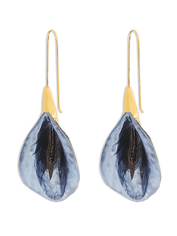 Flower Shape Drop Earrings Earrings Accessories