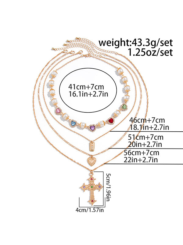 Layered Tasseled Necklaces Accessories