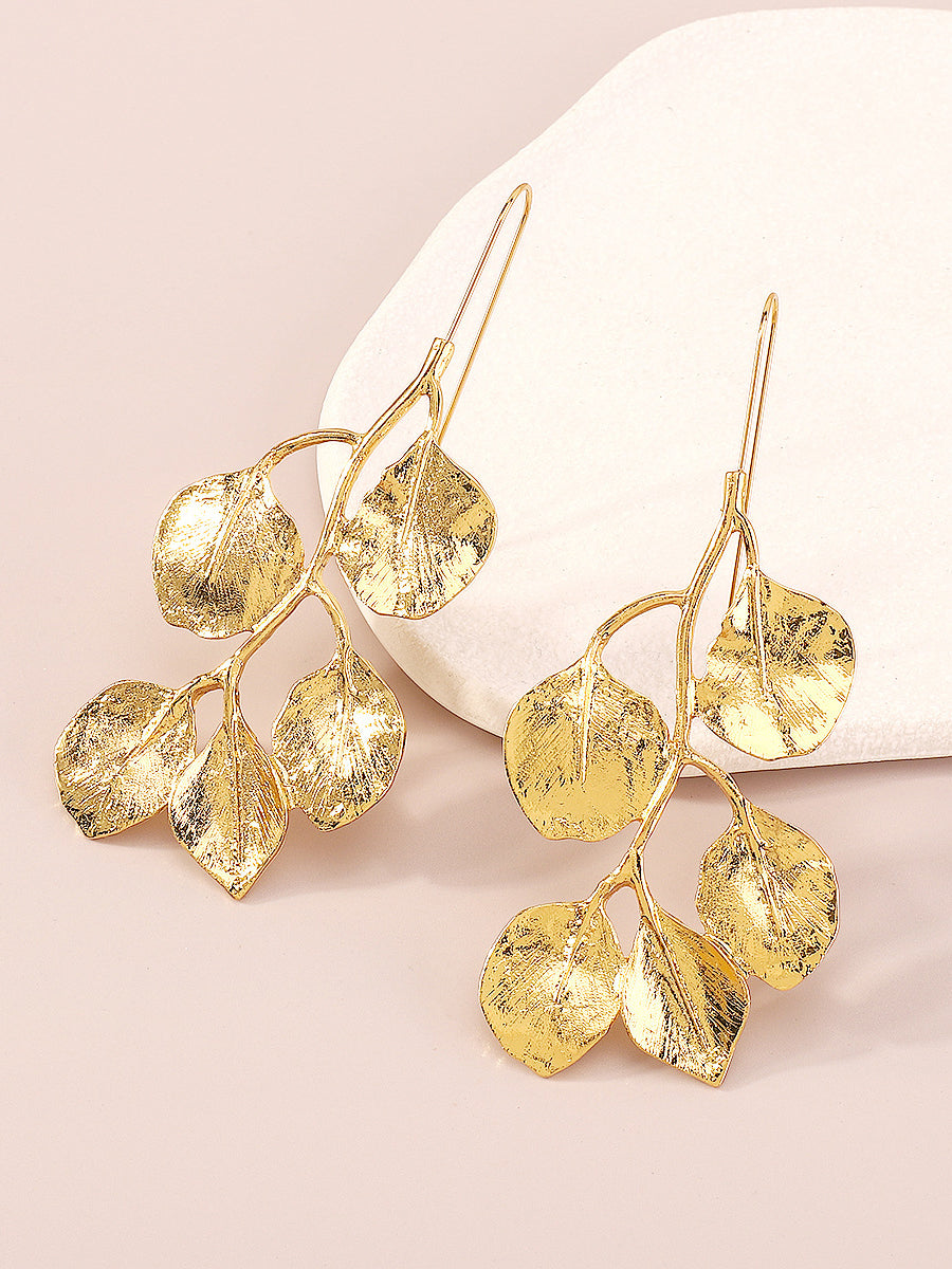 Leaves Shape Earrings Accessories