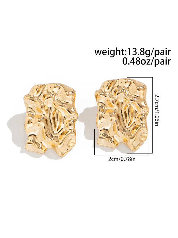 Normcore Geometric Drop Earrings