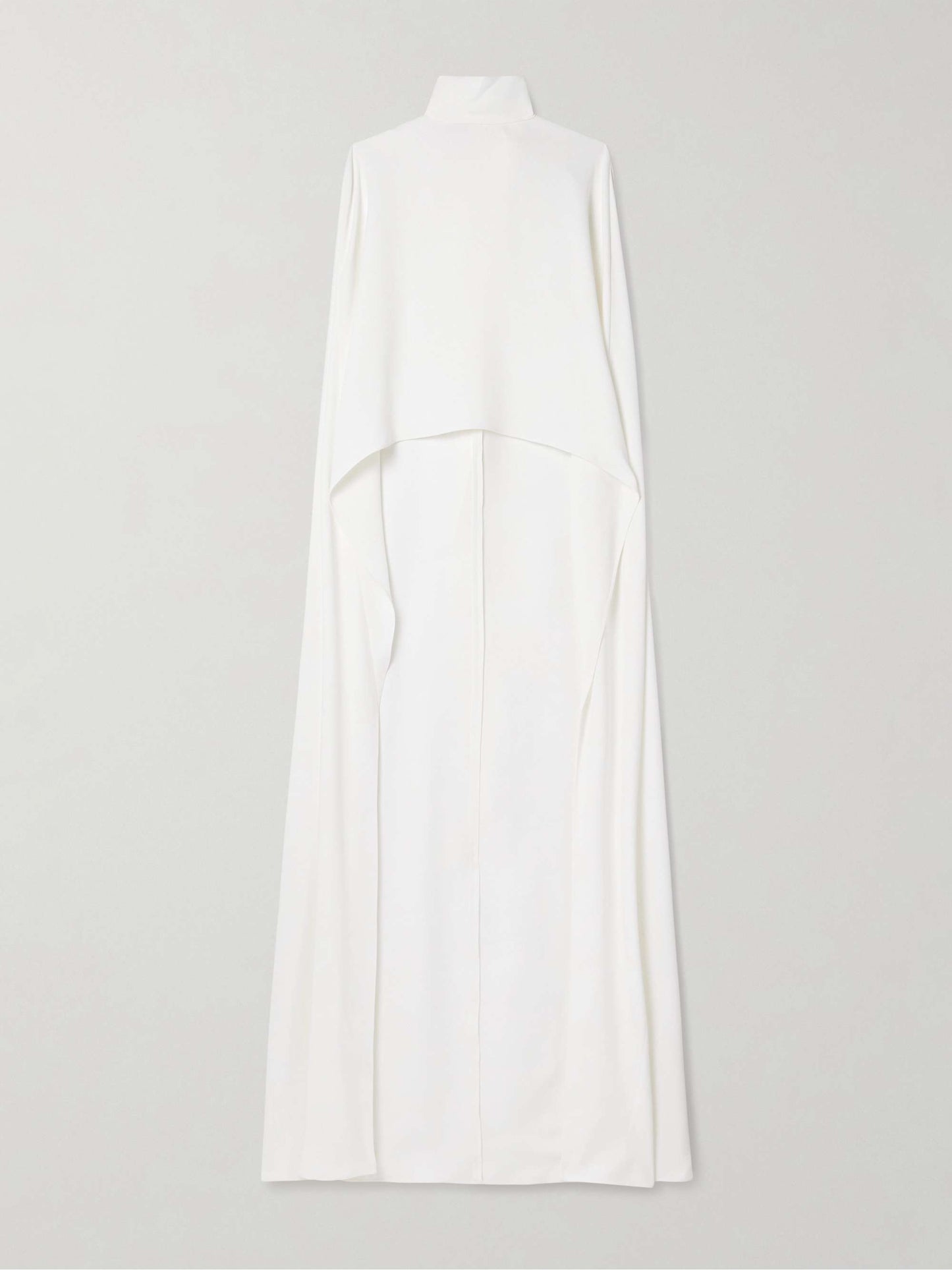 High-Low Loose Solid Color Stand Collar Shirts Tops&Pants Two Pieces Set