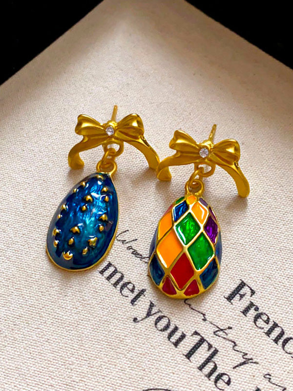 Geometric Drop Earrings