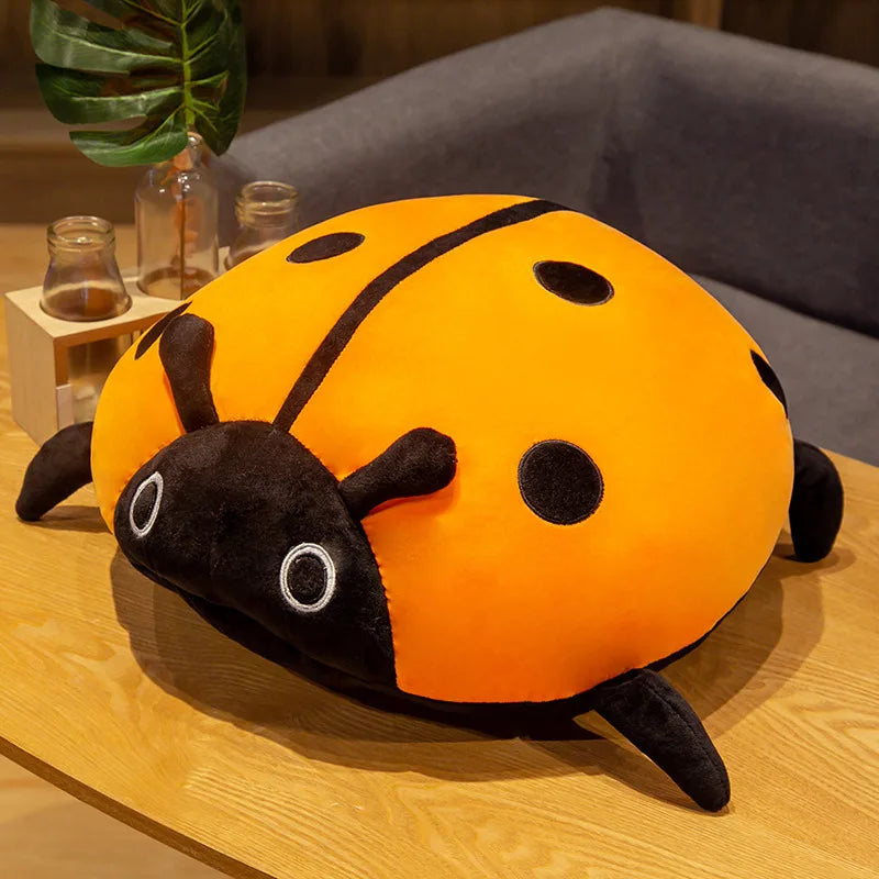 Huggable Kawaii 80/60/40cm Cute Plush Toy Soft Colorful Ladybug Ladybird Insect Doll Pillow Cushion Children Birthday Gift