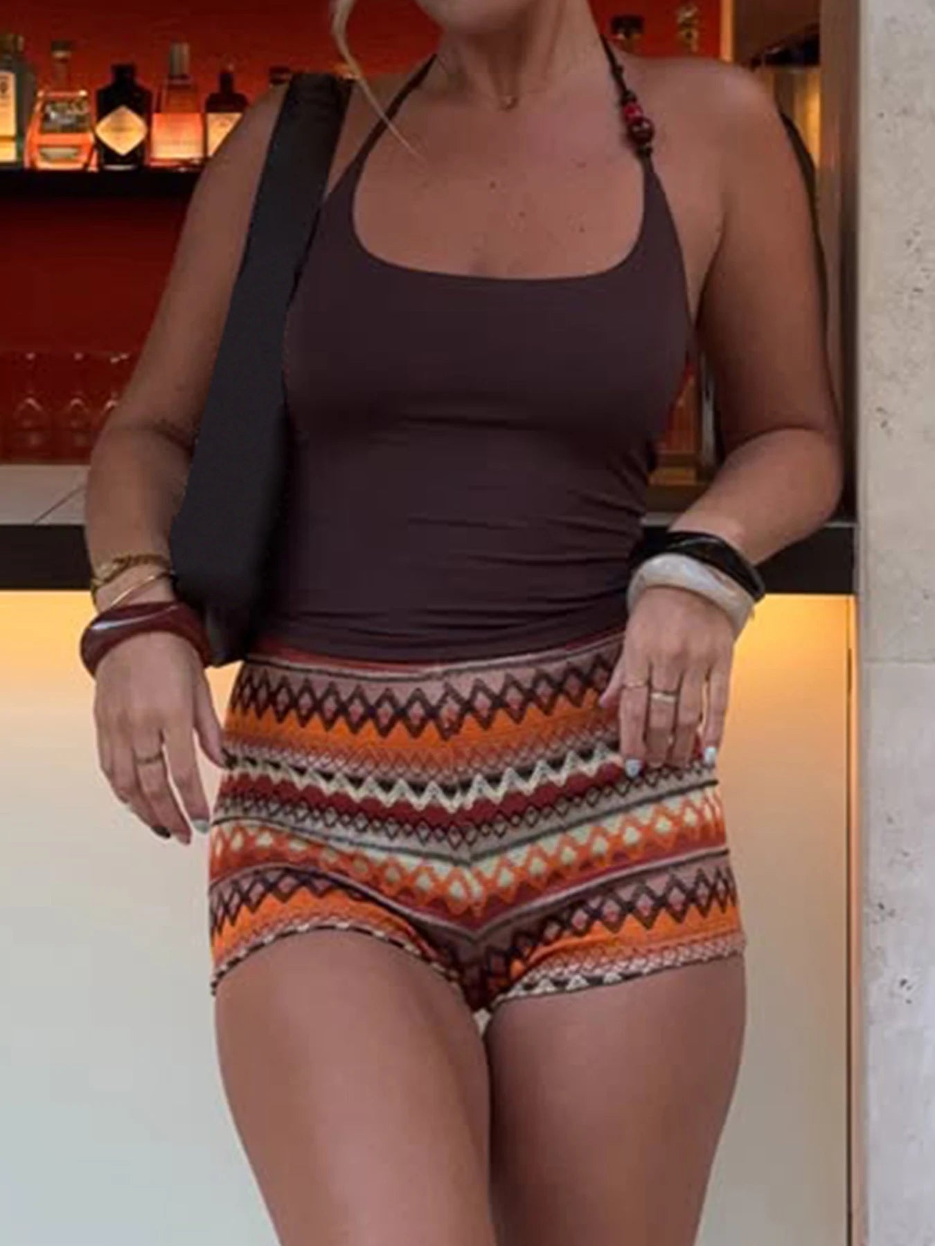 fashionY2K Sexy Chic Halter Camisoles Backless Aesthetic Retro Crop Tops for Women Sleeveless Fashion Slim Clubwear Tees