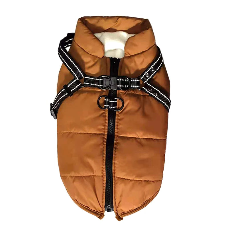 Pets Harness Vest Clothes Winter Pet Clothes For Small Dogs Puppy Clothing Waterproof Dog Jacket Chihuahua French Bulldog Coat