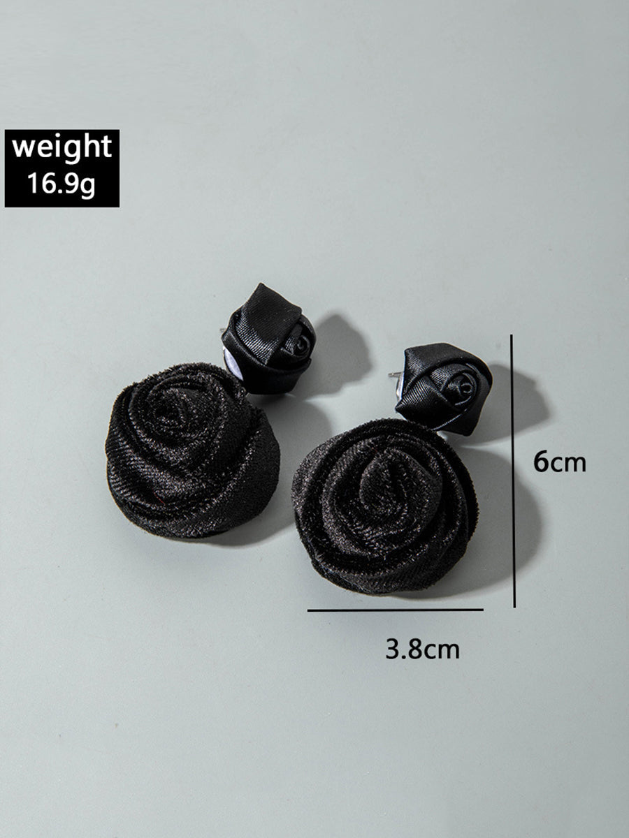 Flower Shape Drop Earrings