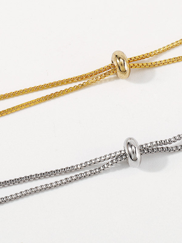 Leaves Shape Solid Color Necklaces Accessories