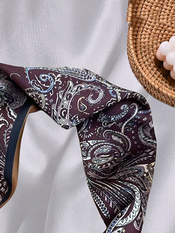 Floral Printed Split-Joint Shawl&Scarf