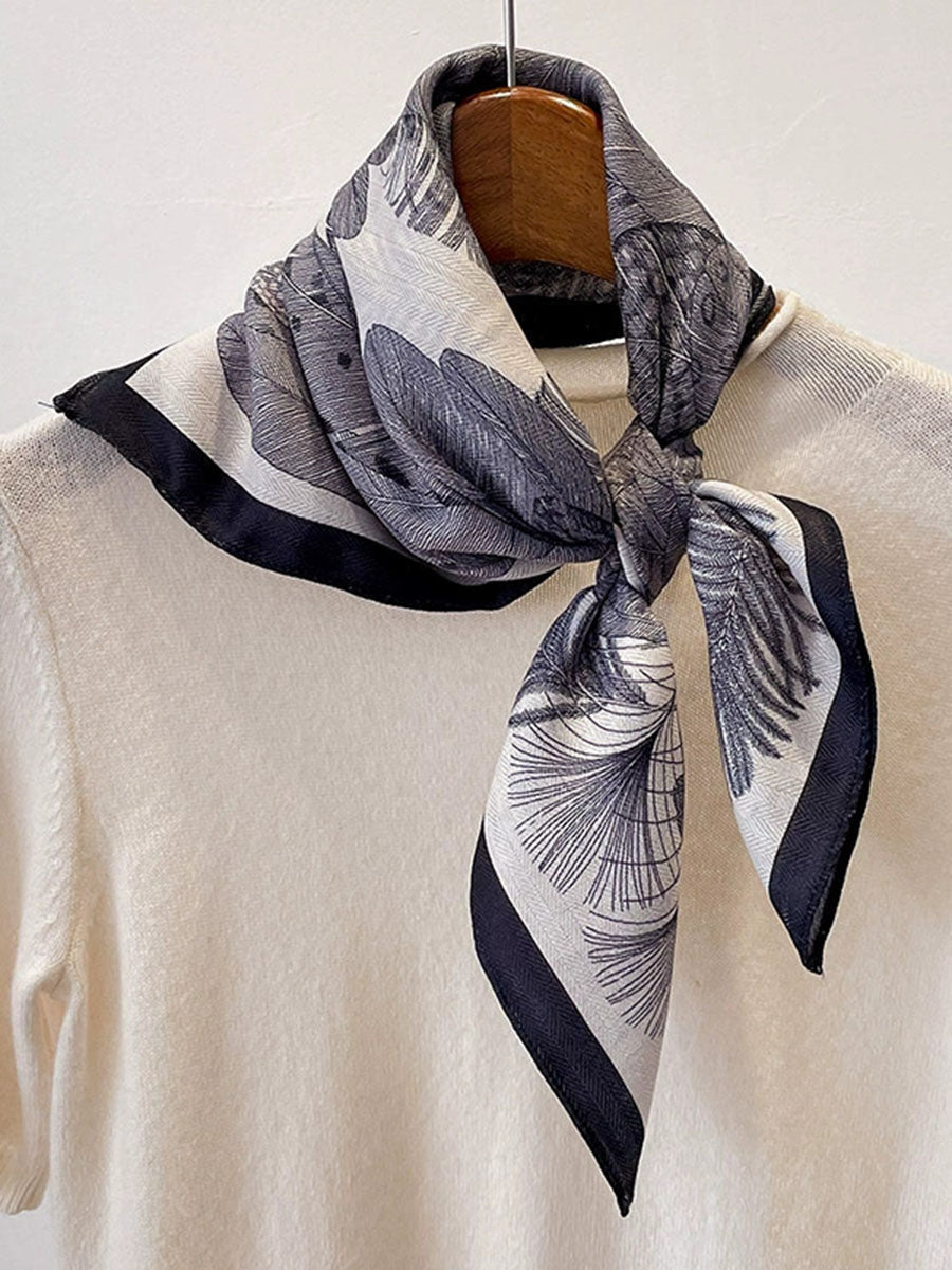 Flower Print Shawl&Scarf