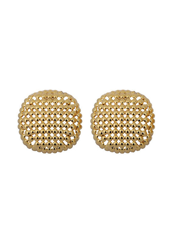 Geometric Rhine Stones Drop Earrings