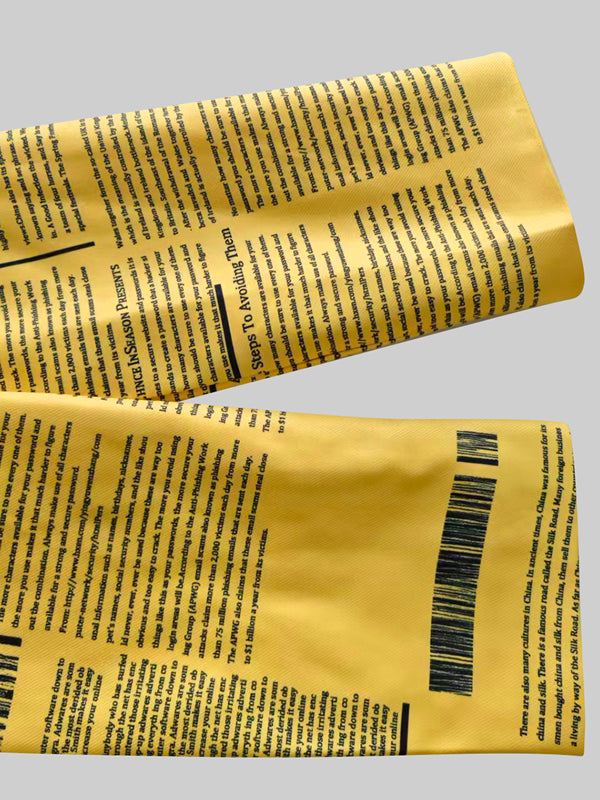 Long Sleeves Newspaper Print Split-Joint Lapel Blazer Suits